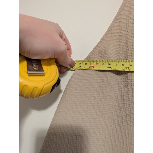 Aritzia Le Fou Wilfred Tunic Shift Dress Textured Small Trompette Sleeveless Tan - Picture 5 of 8